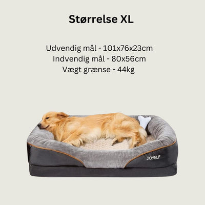 JOYELF Premium ortopædisk hundeseng