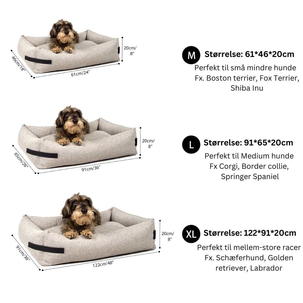 PawPals.dk hundeseng Luksus Memory foam Hundeseng