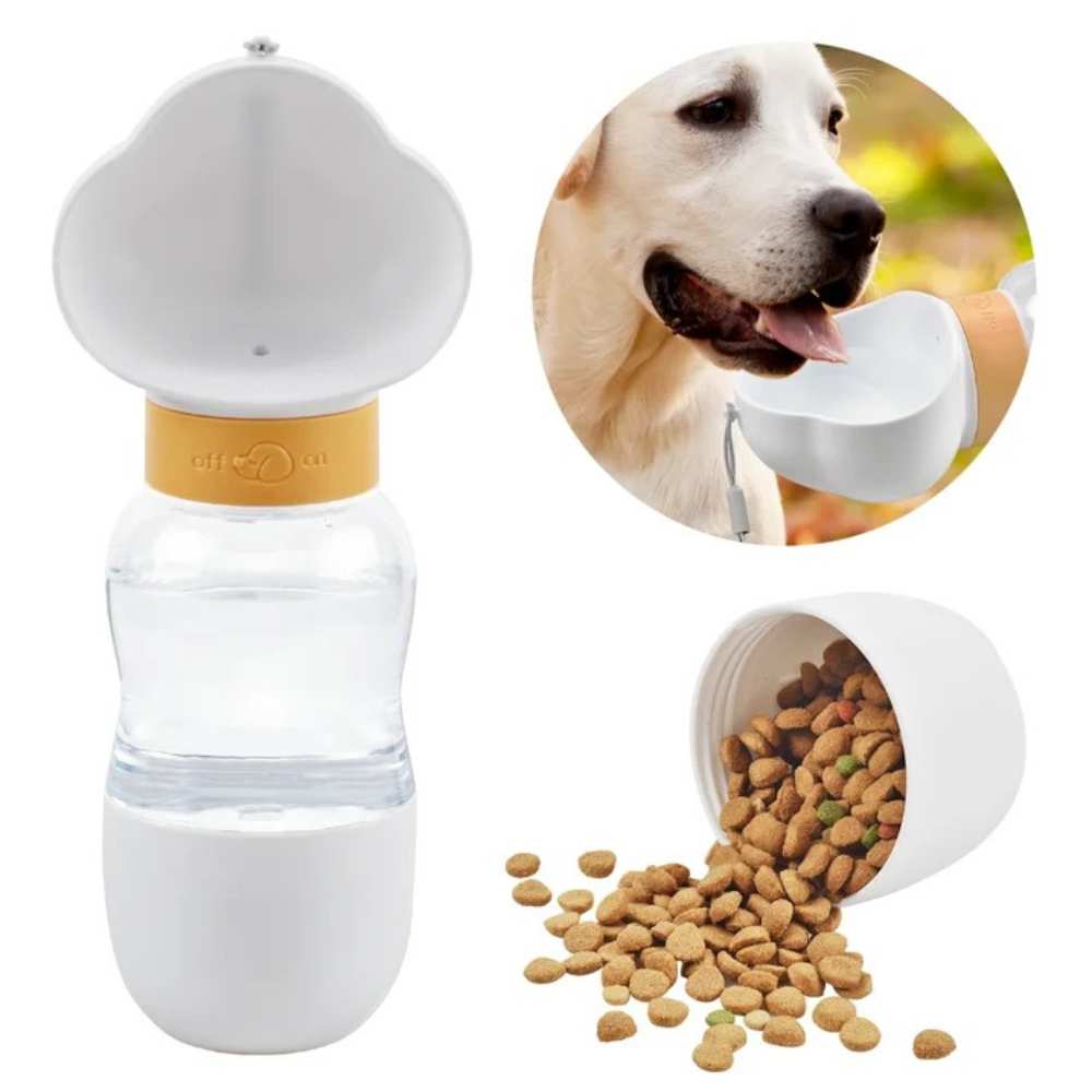 Innovativ 3 i 1 Tur flaske - PawPals.dk
