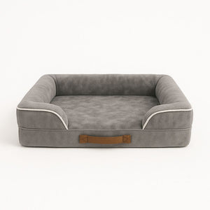Pawpals Ortopædisk Hundeseng - S - Grå (61x45.5x15cm) - PawPals.dk